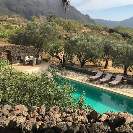 Villa Luxury In Nature With Swimming Pool Tenerife, Santiago Del Teide, With Sea And Mountain Views El Retamar