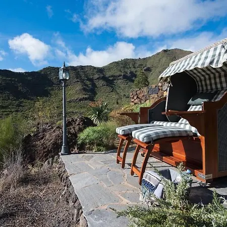 Luxury In Nature With Swimming Pool Tenerife, Santiago Del Teide, With Sea And Mountain Views El Retamar